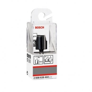 Išdrožų freza Bosch, 6 mm D1 19 mm, L 19,5 mm, G51mm 2608628444 1 Išdrožų freza Bosch, 6 mm D1 19 mm, L 19,5 mm, G51mm 2608628444 1
