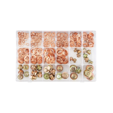 Išleidimo kamščiai ir varinės tarpinės, 534 vnt. Išleidimo kamščiai ir varinės tarpinės, 534 vnt.