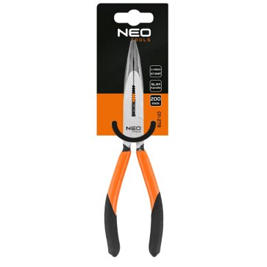 Išlenktos pailgos replės 200 mm 1