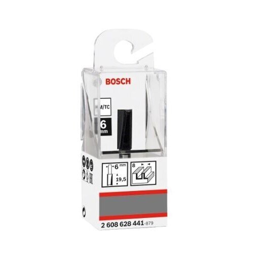 Išdrožų freza Bosch, 6 mm D1 8 mm, L 19,5 mm, G51mm 2608628441 1 Išdrožų freza Bosch, 6 mm D1 8 mm, L 19,5 mm, G51mm 2608628441 1