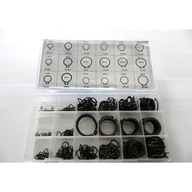 Išorinų žiedų rinkinys, 300 vnt. Išorinų žiedų rinkinys, 300 vnt.