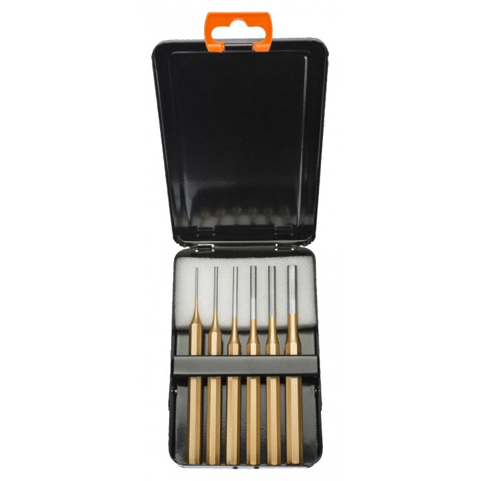 Išmušėjų rinkinys Ø 2 3 4 5 6 8 mm 150mm 6 vnt Išmušėjų rinkinys Ø 2 3 4 5 6 8 mm 150mm 6 vnt