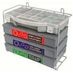 Įvairių guminių tarpinių-manžetų rinkinys su stovu (metrinės, colinės, žalios) 900 vnt (8045-900) Įvairių guminių tarpinių-manžetų rinkinys su stovu (metrinės, colinės, žalios) 900 vnt (8045-900)