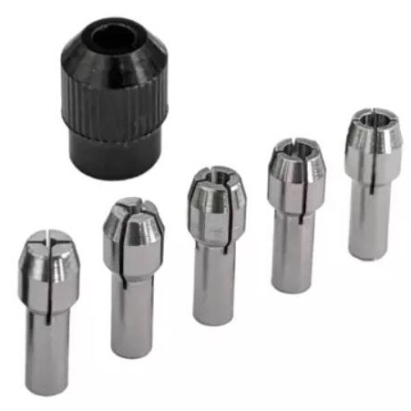 Įvorės mini šlifuokliui DEDRA 08T610, 6 vnt. 1 Įvorės mini šlifuokliui DEDRA 08T610, 6 vnt. 1