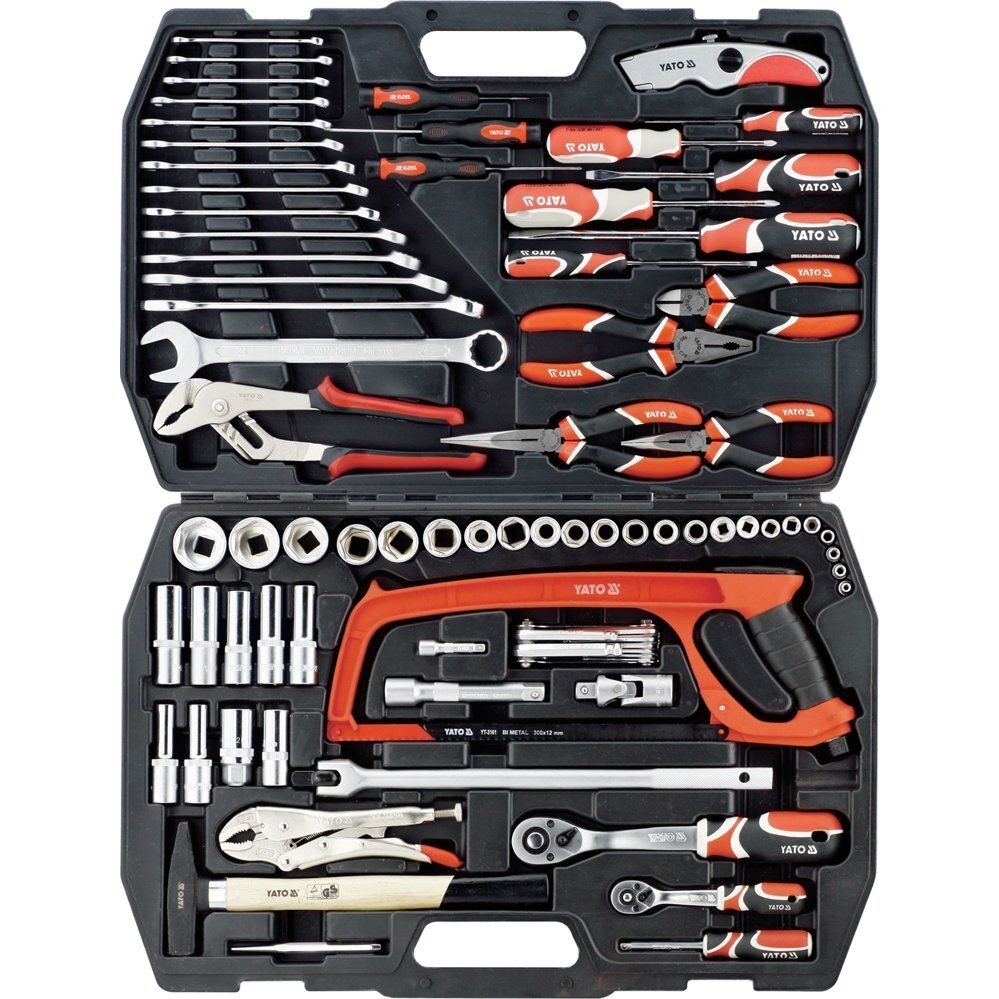 Įvairių įrankių rinkinys Yato 79vnt. 2 Įvairių įrankių rinkinys Yato 79vnt. 2