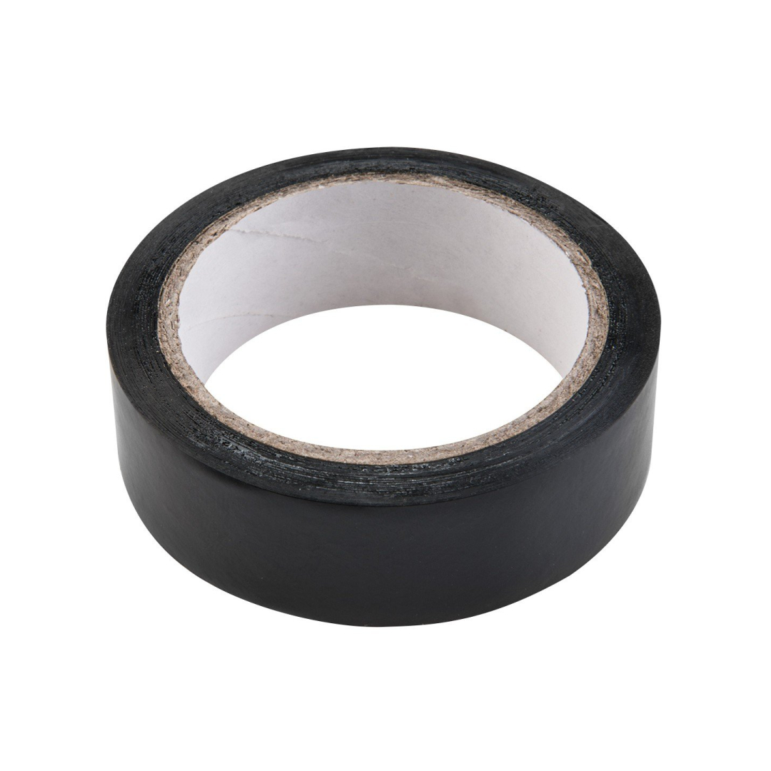 Izoliacinė juosta juoda, 10x19 mm.