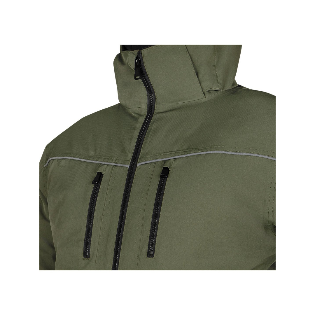 Izoliuota striukė su gobtuvu OUTDOOR, žalia, XXXL dydis 7 Izoliuota striukė su gobtuvu OUTDOOR, žalia, XXXL dydis 7