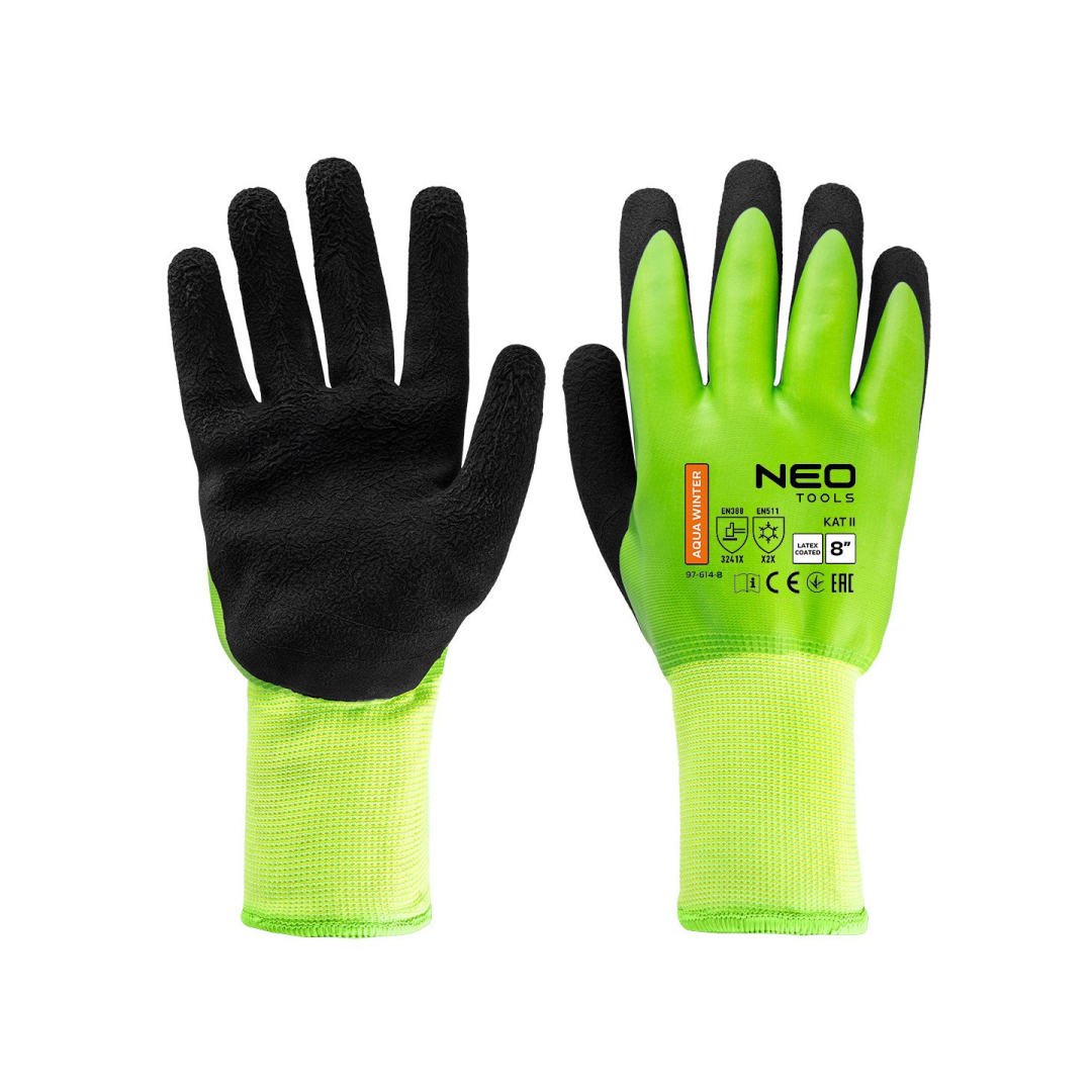 Izoliuotos darbo pirštinės, lateksu dengtas poliesteris (2 sluoksniai), 3241X, 8 dydis Izoliuotos darbo pirštinės, lateksu dengtas poliesteris (2 sluoksniai), 3241X, 8 dydis