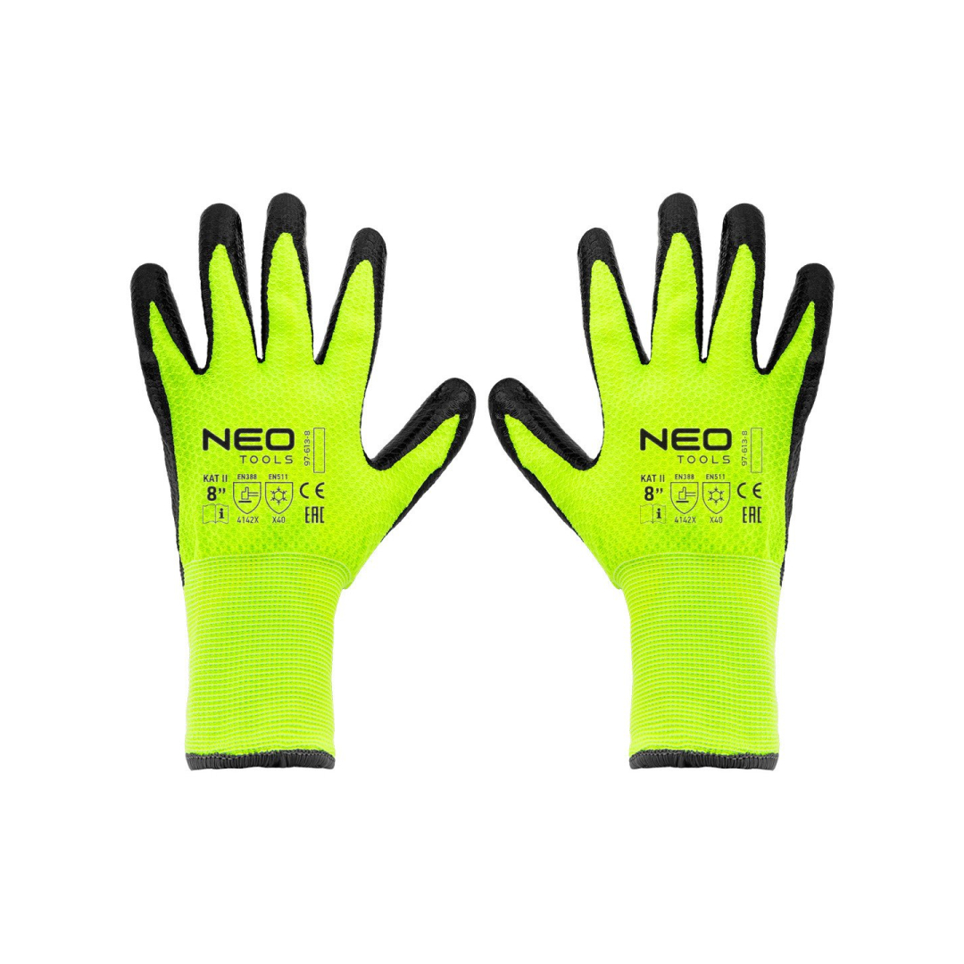 Izoliuotos darbo pirštinės, nailonas su latekso danga, 4142X, 8 dydis Izoliuotos darbo pirštinės, nailonas su latekso danga, 4142X, 8 dydis