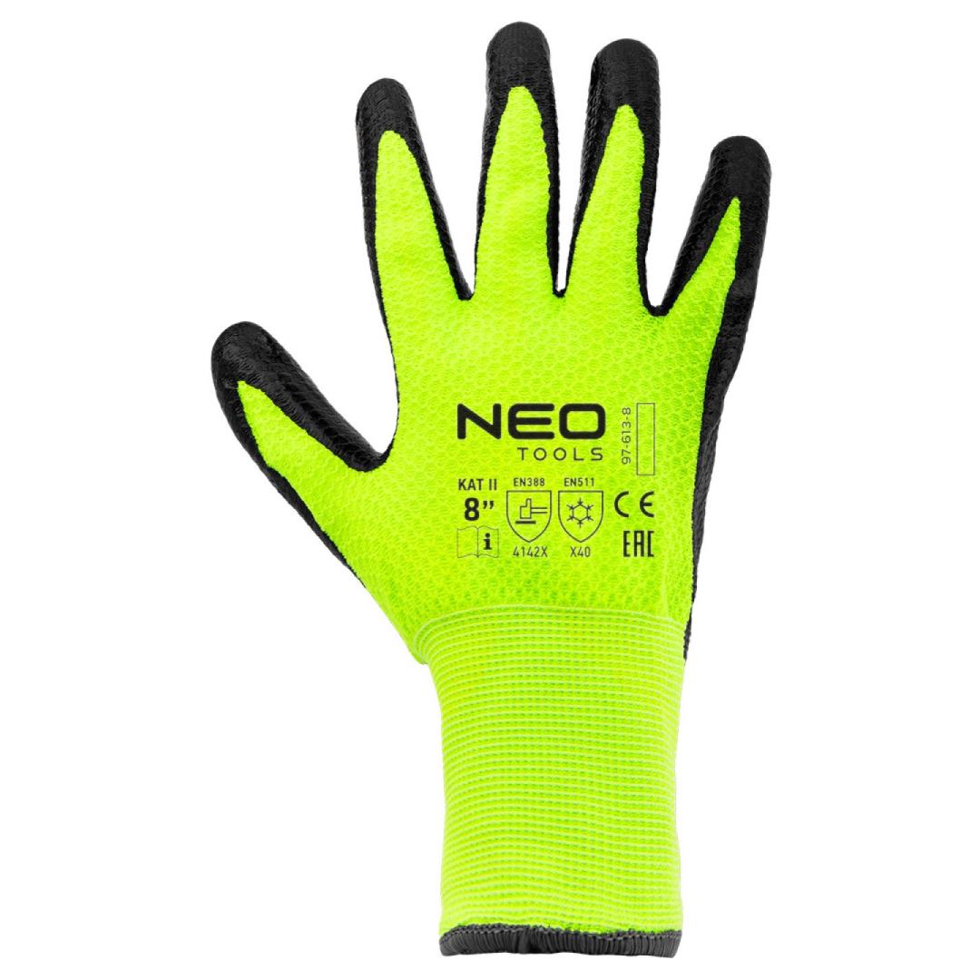 Izoliuotos darbo pirštinės, nailonas su latekso danga, 4142X, 9 dydis 7 Izoliuotos darbo pirštinės, nailonas su latekso danga, 4142X, 9 dydis 7