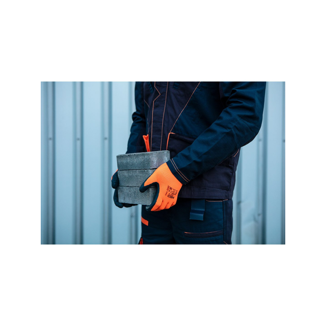 Izoliuotos darbo pirštinės, poliesteris su latekso danga, 2242X, 9 dydis 3