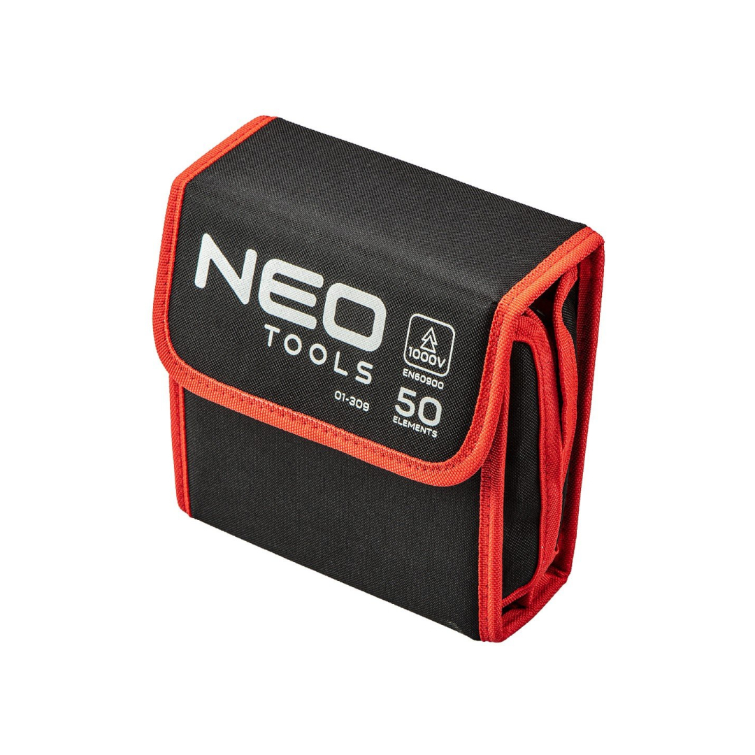 Izoliuotų keičiamų atsuktuvų rinkinys 1000 V, 50 vnt. 1