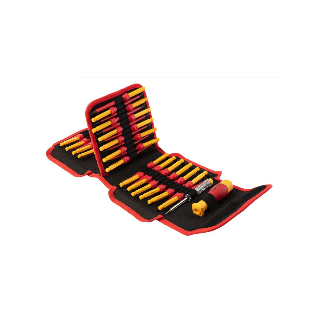 Izoliuotų keičiamų atsuktuvų rinkinys 1000 V, 50 vnt.