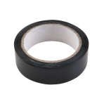 Izoliacinė juosta juoda, 10x19 mm.