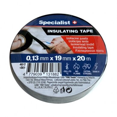 Izol. juosta 0,13 x 19 mm žalia 20 m Izol. juosta 0,13 x 19 mm žalia 20 m