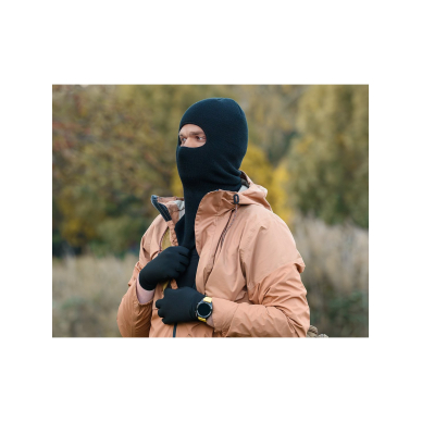 Izoliuota balaklava, juoda, vieno dydžio 4