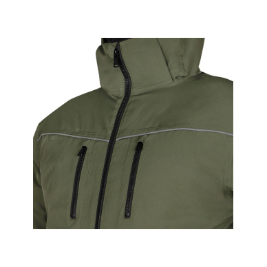Izoliuota striukė su gobtuvu OUTDOOR, žalia, S dydis 7