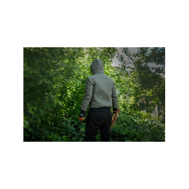 Izoliuota striukė su gobtuvu OUTDOOR, žalia, XL dydis 1