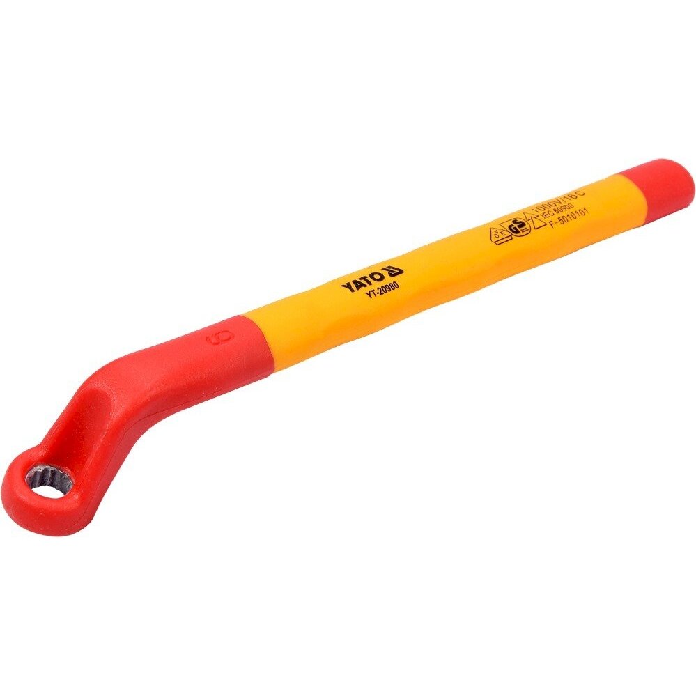 Izoliuotas veržliaraktis elektrikui kilpinis 6mm VDE (YT-20980)