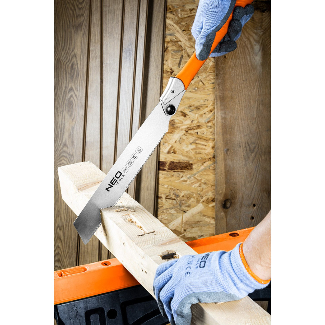 Japoniškas tikslaus pjovimo pjūklas 11 TPI, platus, sulankstomas 1