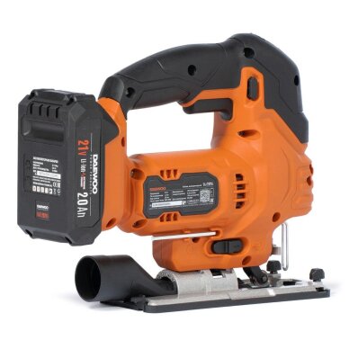 Akumuliatorinis siaurapjūklis Daewoo DAJ 2221Li, 18-21V 1 Akumuliatorinis siaurapjūklis Daewoo DAJ 2221Li, 18-21V 1