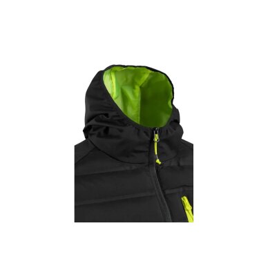 JIM Softshell striukė su gobtuvu, juoda, L 3