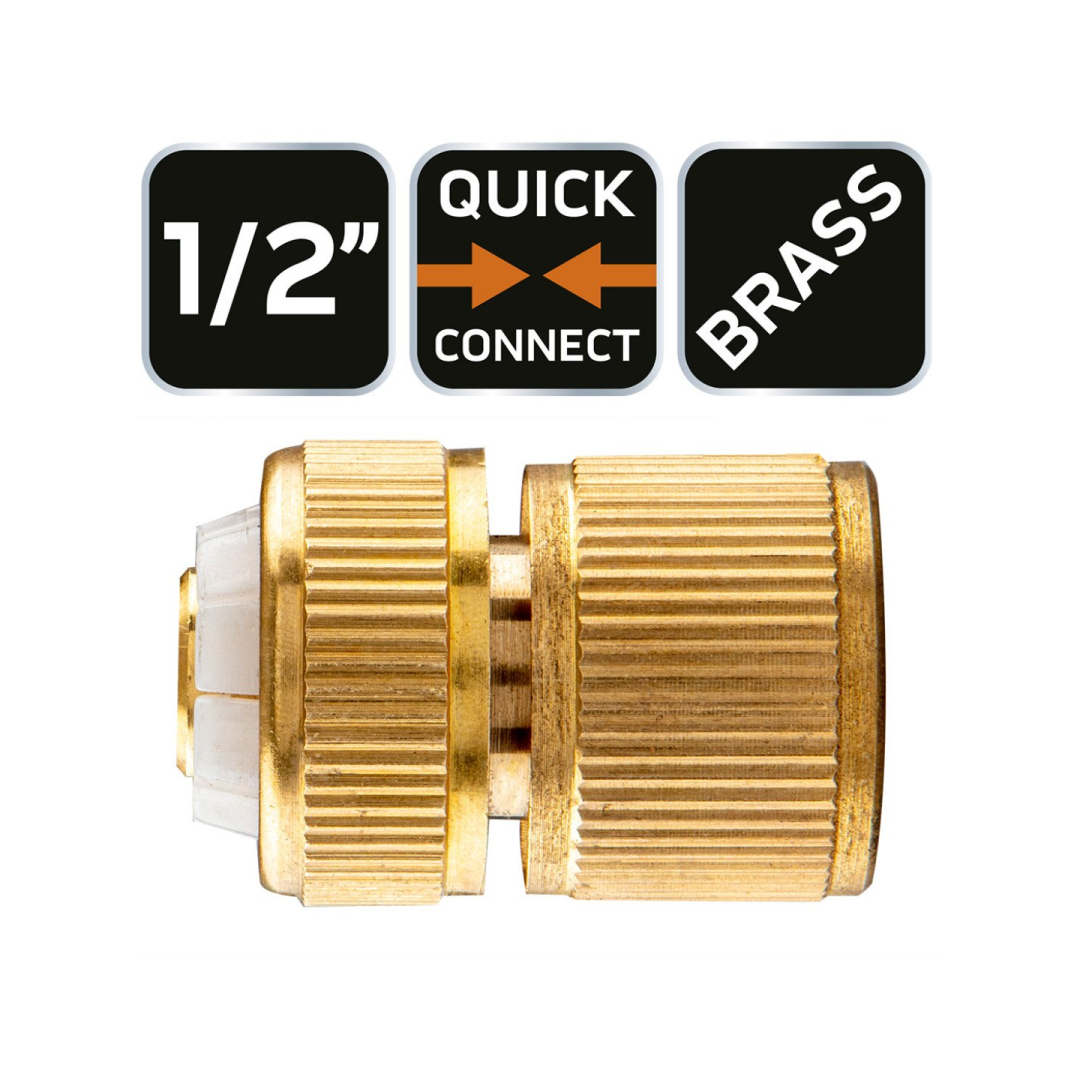 Jungtis 1/2", žalvaris 8 Jungtis 1/2", žalvaris 8