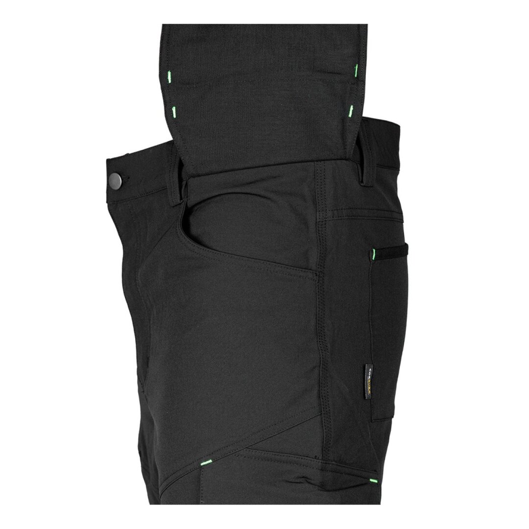 Juodos, „Mix&Match“ darbo kelnės, 4 kryptimis tempiamos, dydis XXXL 4 Juodos, „Mix&Match“ darbo kelnės, 4 kryptimis tempiamos, dydis XXXL 4