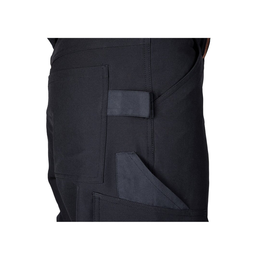 Juodos-oranžinės, „Mix&Match“ darbo kelnės, 4 kryptimis tempiamos, dydis L 4 Juodos-oranžinės, „Mix&Match“ darbo kelnės, 4 kryptimis tempiamos, dydis L 4