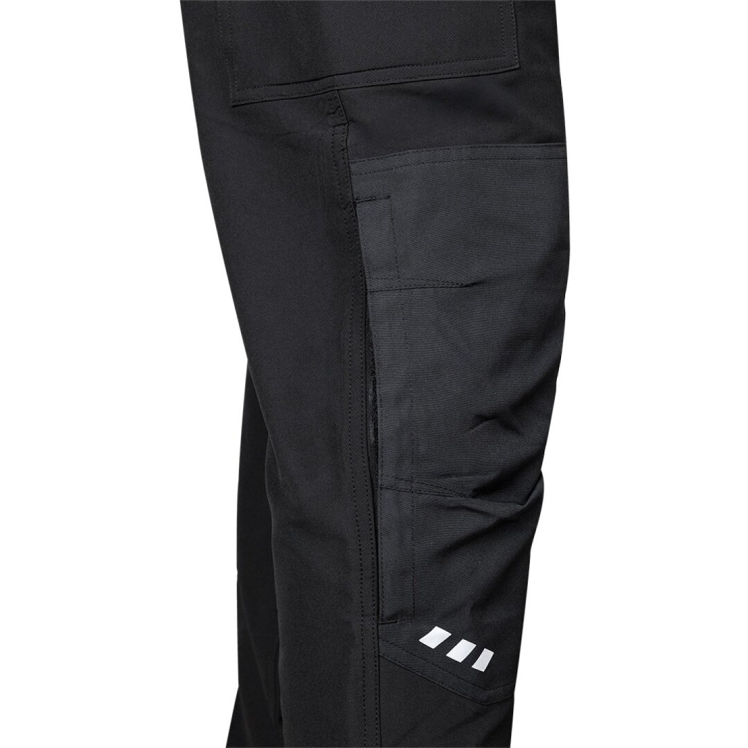 Juodos-oranžinės, „Mix&Match“ darbo kelnės, 4 kryptimis tempiamos, dydis M 2