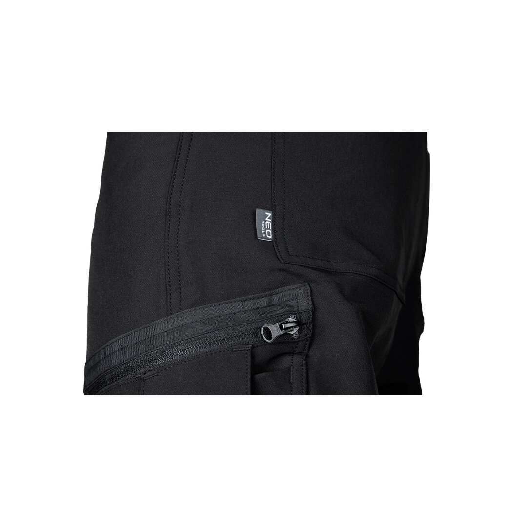 Juodos-žalios, „Mix&Match“ darbo kelnės, 4 kryptimis tempiamos, dydis M 4 Juodos-žalios, „Mix&Match“ darbo kelnės, 4 kryptimis tempiamos, dydis M 4