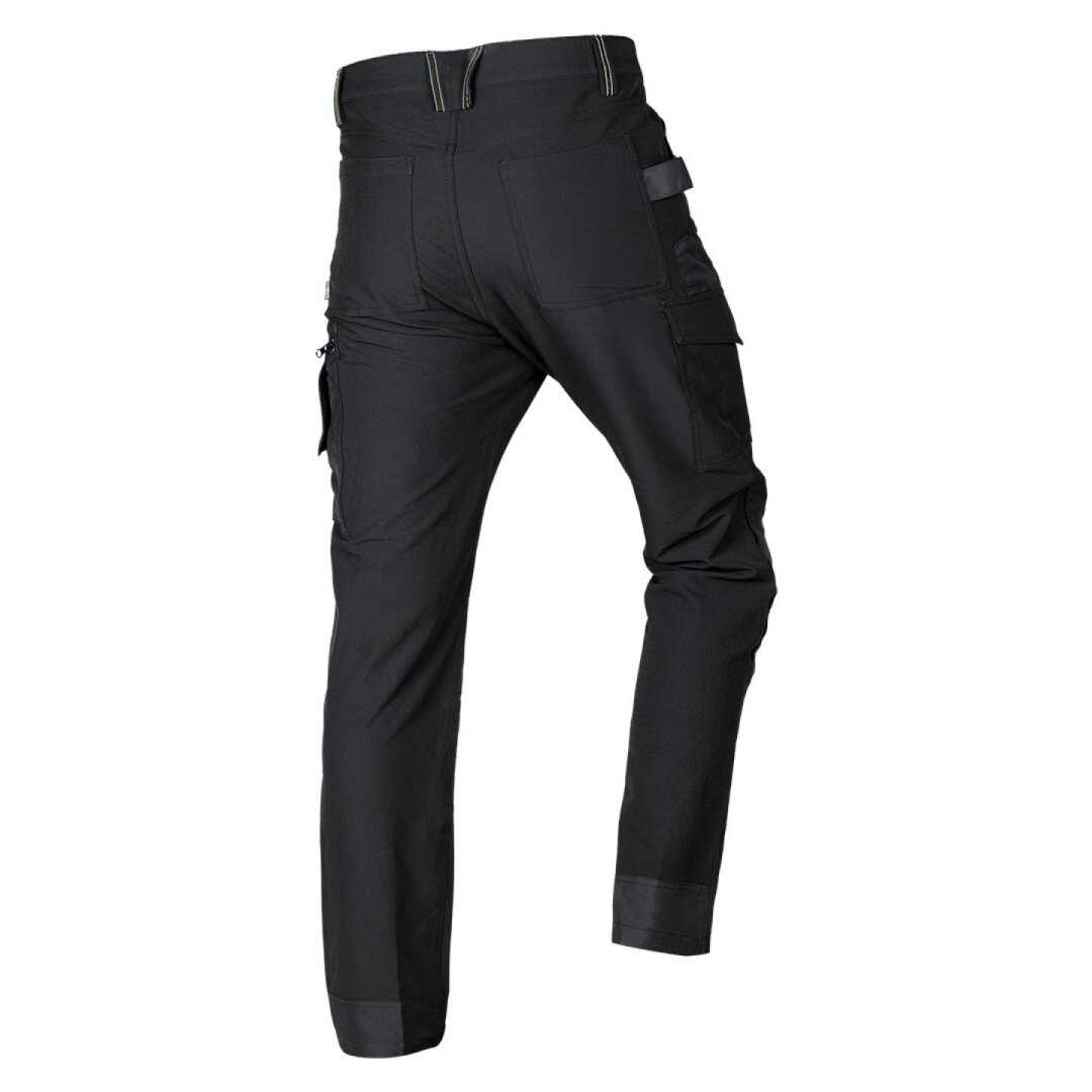 Juodos-žalios, „Mix&Match“ darbo kelnės, 4 kryptimis tempiamos, dydis XS 6 Juodos-žalios, „Mix&Match“ darbo kelnės, 4 kryptimis tempiamos, dydis XS 6