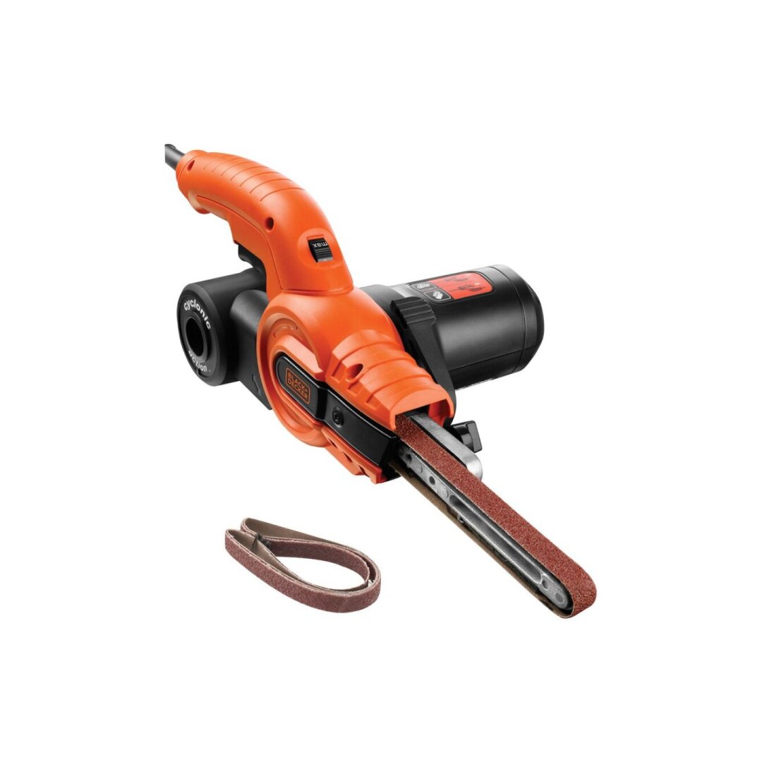 Juostinis šlifuoklis + 3 priedai, KA900E-QS, Black&Decker Juostinis šlifuoklis + 3 priedai, KA900E-QS, Black&Decker