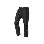 Juodos, „Mix&Match“ darbo kelnės, 4 kryptimis tempiamos, dydis XXXL