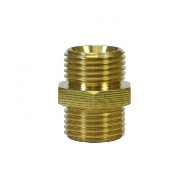 Jungtis su išoriniu sriegiu R+M 1/4" - 1/4" 30mm