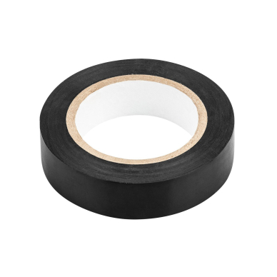 Juoda izoliacijos juosta 15 mm x 0.13 mm x 10m