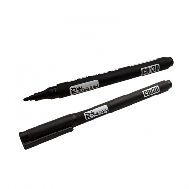 Juodas markeris 1 mm Juodas markeris 1 mm