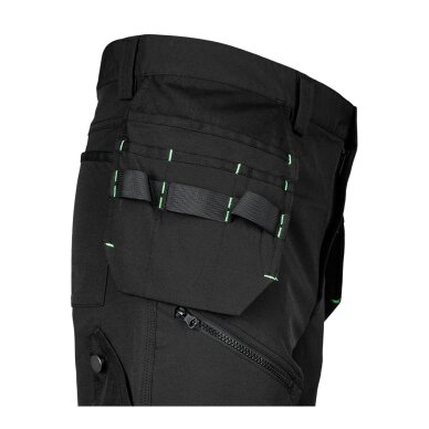 Juodos, „Mix&Match“ darbo kelnės, 4 kryptimis tempiamos, dydis XXL 7 Juodos, „Mix&Match“ darbo kelnės, 4 kryptimis tempiamos, dydis XXL 7