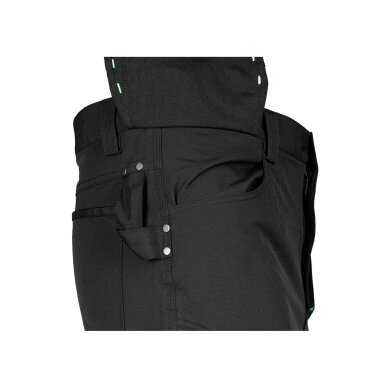 Juodos, „Mix&Match“ darbo kelnės, 4 kryptimis tempiamos, dydis XXXL 5