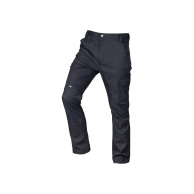 Juodos, „Mix&Match“ darbo kelnės, tamprios, dydis XL