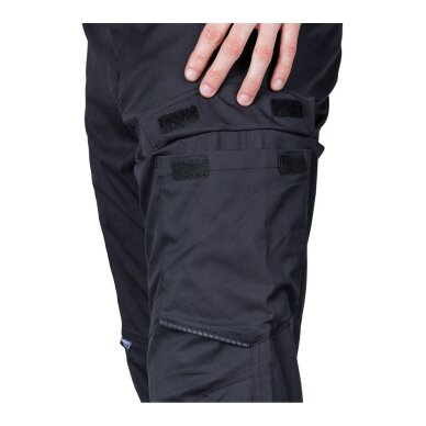 Juodos, „Mix&Match“ darbo kelnės, tamprios, dydis XXL 3 Juodos, „Mix&Match“ darbo kelnės, tamprios, dydis XXL 3