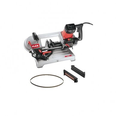 Juostinis metalo pjūklas FLEX SBG 4910 su priedais Juostinis metalo pjūklas FLEX SBG 4910 su priedais