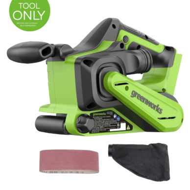 Akum. juostinis šlifuoklis Greenworks GD24BELSND 24V (tik įrankis)