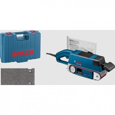Juostinis šlifuoklis Bosch GBS 75 AE Professional + Lagaminas Juostinis šlifuoklis Bosch GBS 75 AE Professional + Lagaminas