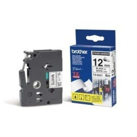 Juostelė STRONG juoda ant skaidr., 9 mm Juostelė STRONG juoda ant skaidr., 9 mm