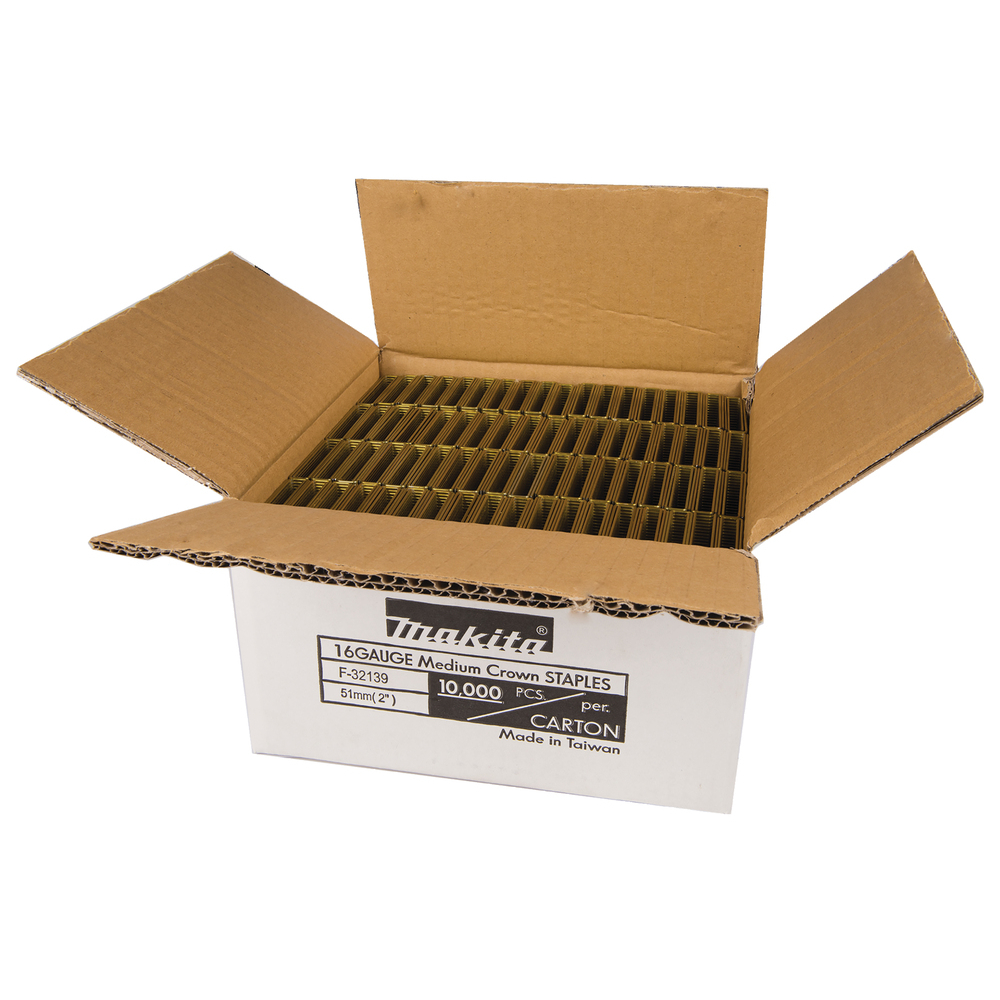 Kabės Makita F-32139, 11x51mm, 10.000 vnt. 1 Kabės Makita F-32139, 11x51mm, 10.000 vnt. 1