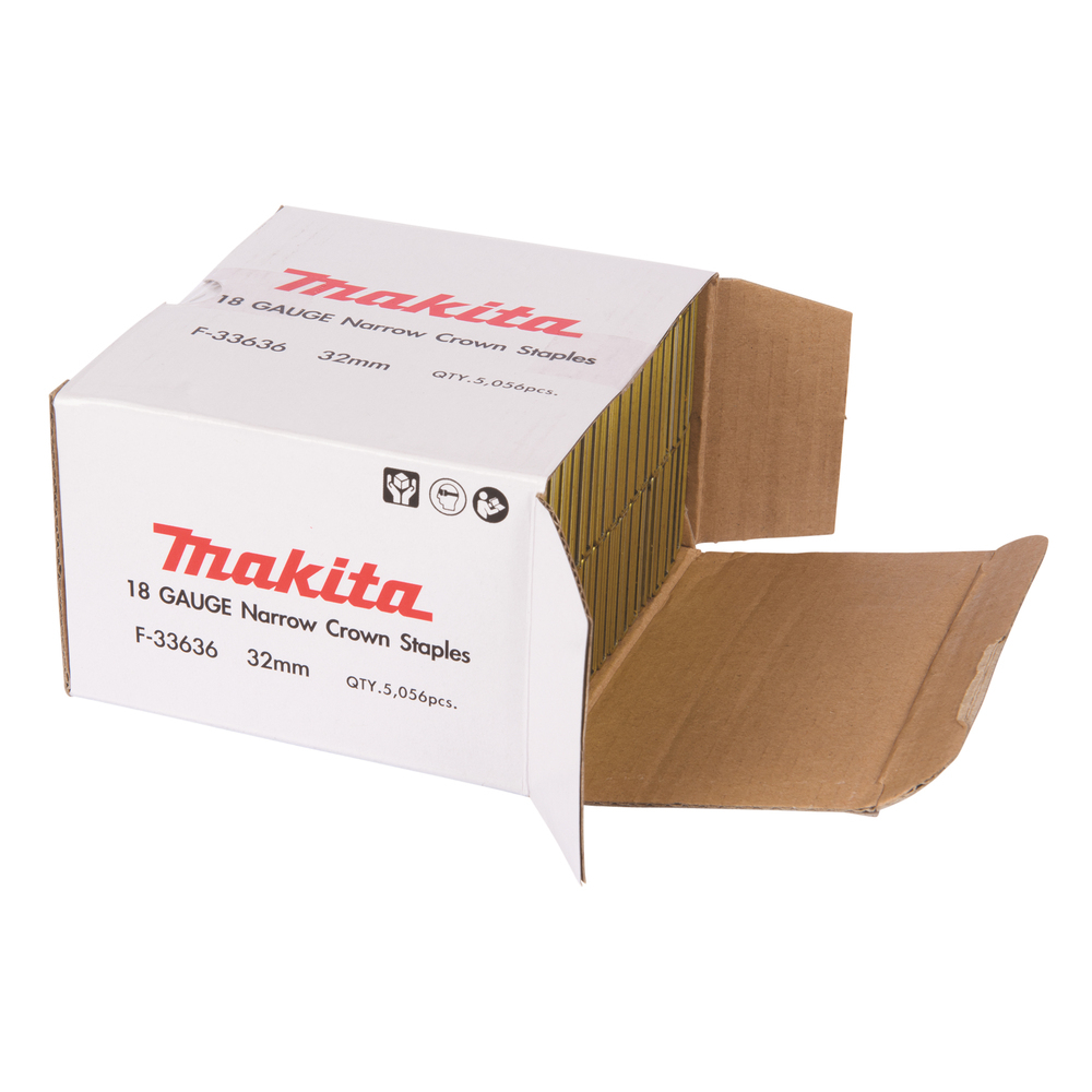 Kabės Makita F-33636, 6,3x32mm, 5000vnt. AT450H 1 Kabės Makita F-33636, 6,3x32mm, 5000vnt. AT450H 1