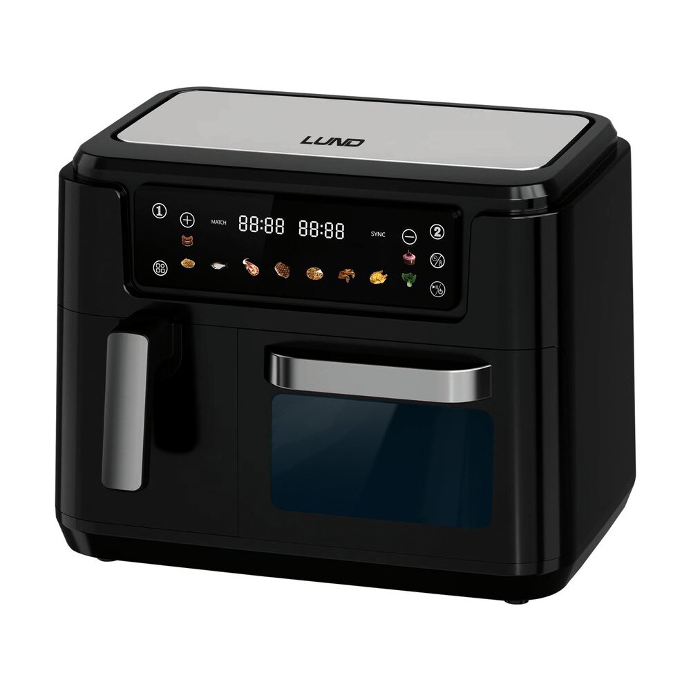 Karšto oro gruzdintuvė | 2400W | 3.5L+7.5L | juoda (67564)