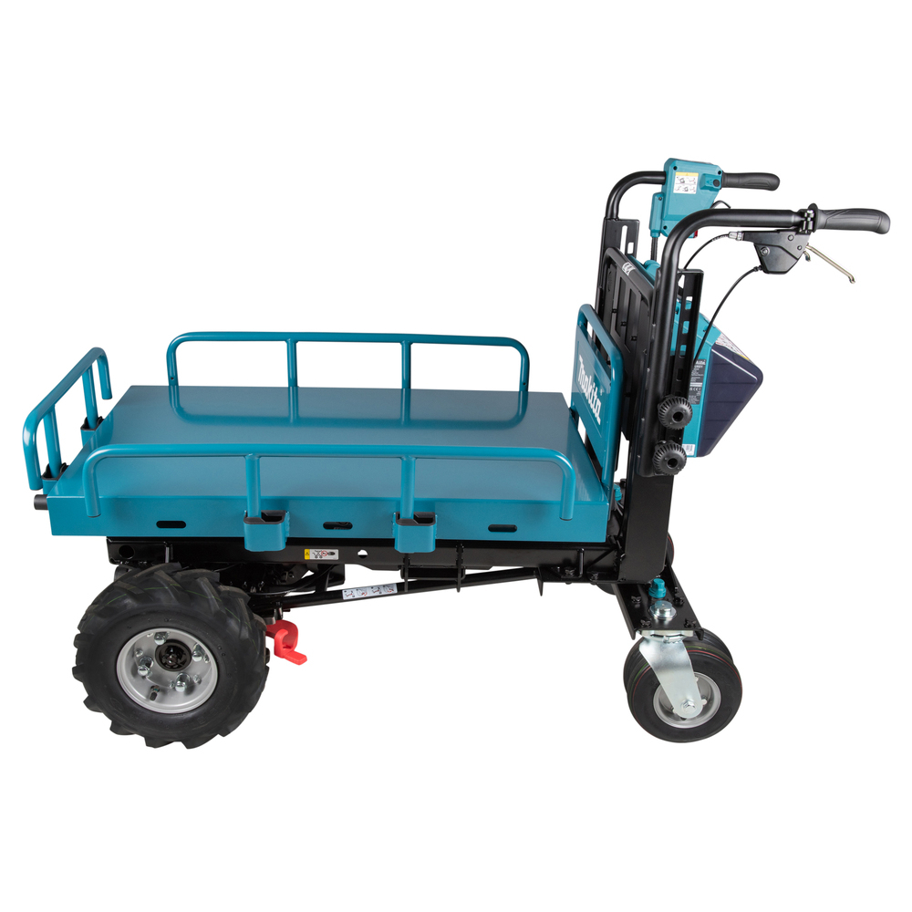 Karutis Makita DCU601Z, su elektro-hindrauline pakelimo funkcija, BL-motor, 3-greičiai, max apkrova 300kg, 145kg, 2x18V (be akum. ir krov.) 1