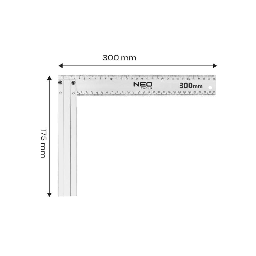 Kampainis aliuminis 300mm Neo 6